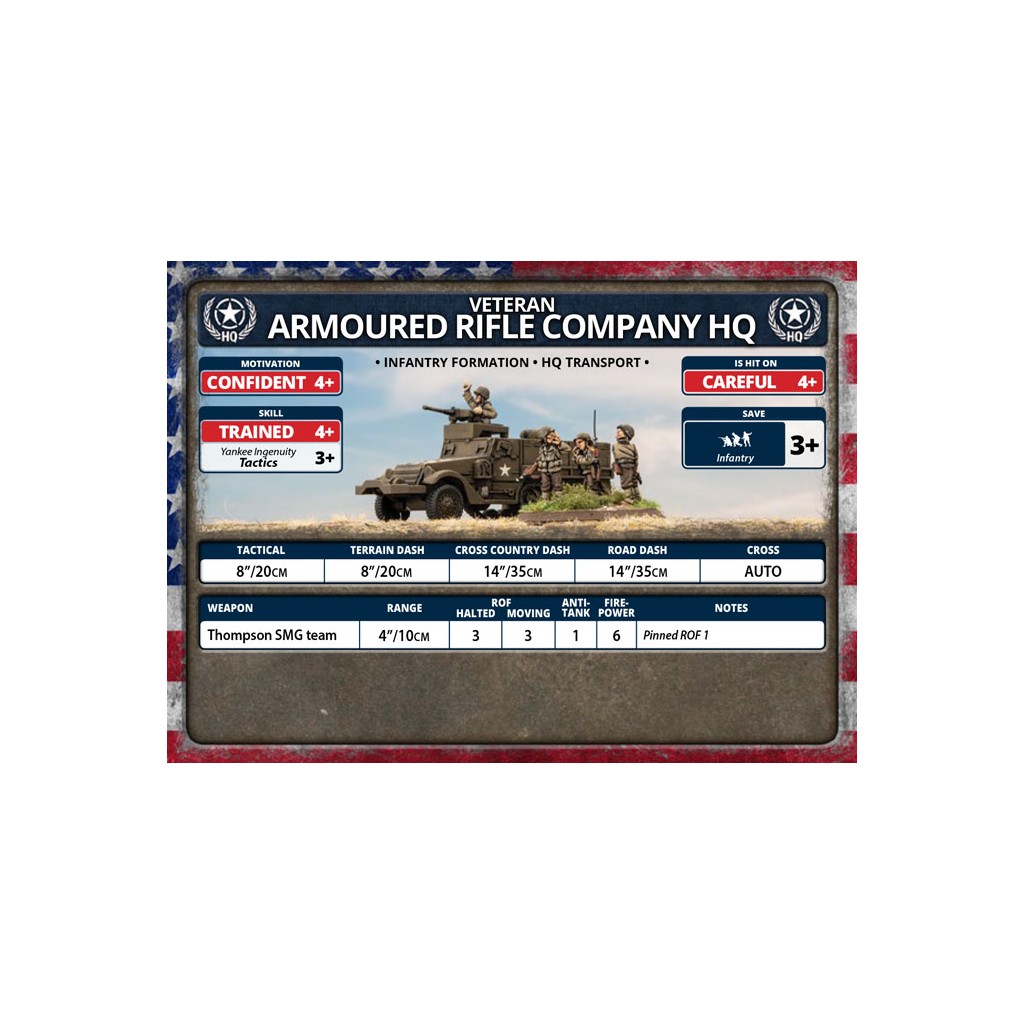 Flames of War - Armoured Rifle Company HQ