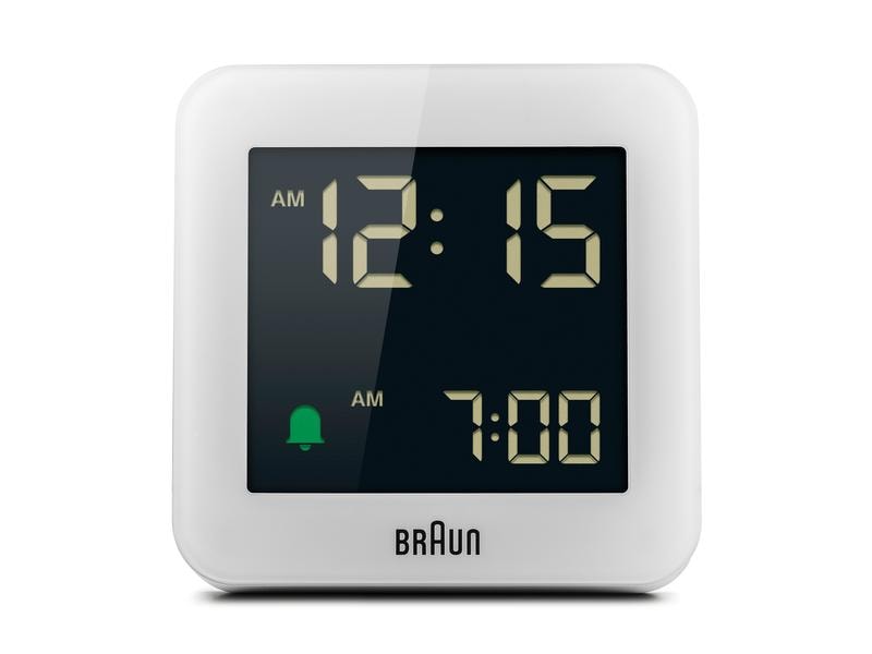 Braun Funkwecker BC09 Weiss Funkwecker mit LDC Display