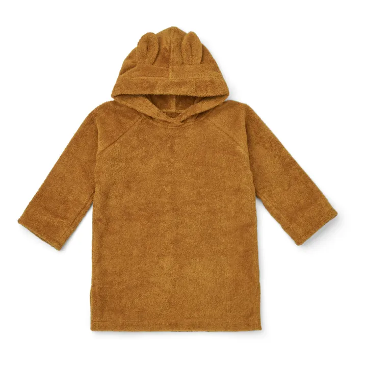 Liewood Poncho long Ilja en éponge de coton bio | Caramel