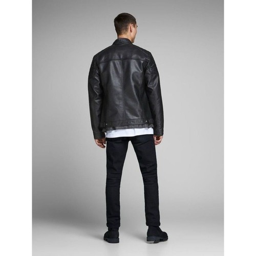 Jack & Jones - 12197682 ROCKY CHECK-BLACK Negro