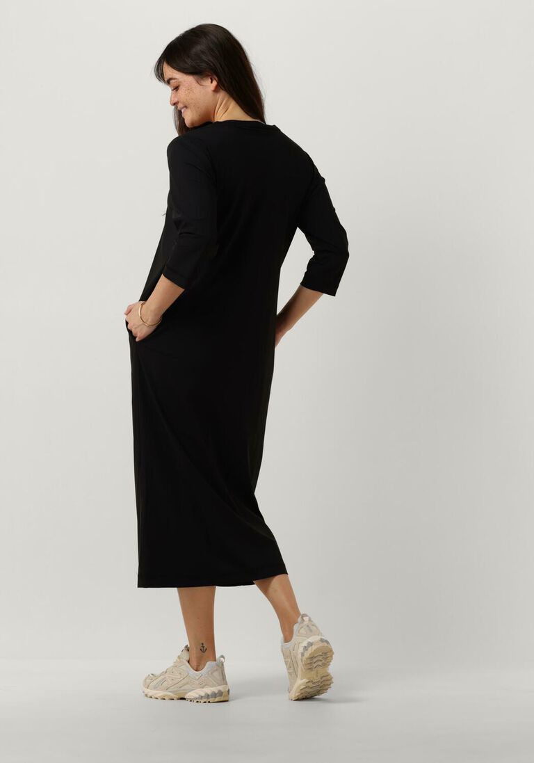 PENN & INK zwarte penn & ink midi jurk dress 1