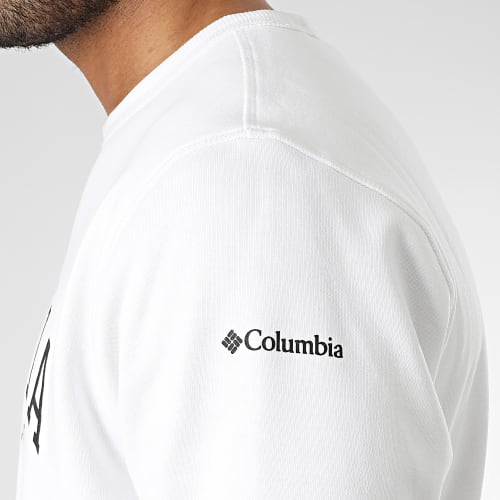 Sweat Crewneck Logo Fleece 1884931 Blanc