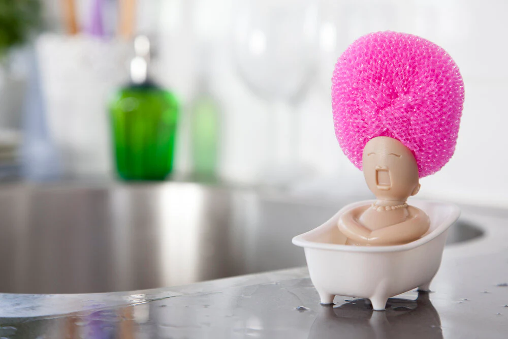 Peleg Design  Soap Opera holder til opvaskeskrubber - hvid
