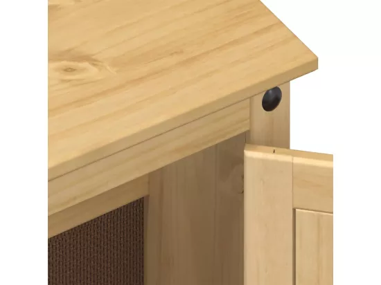 Armoire lavabo de salle de bain Corona bois de pin massif