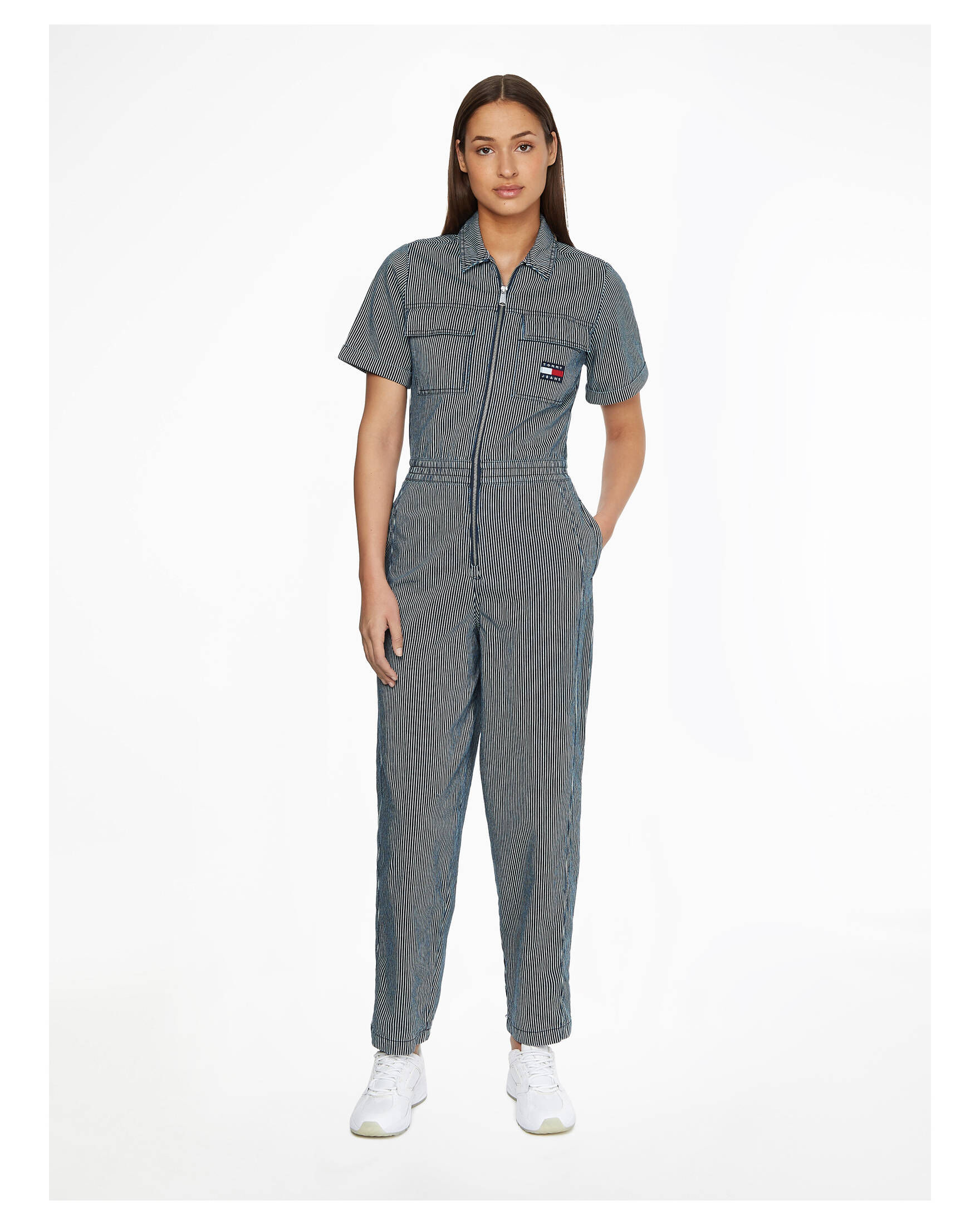 Tommy Jeans| Damen Jumpsuit TJW STRIPE BOILERSUIT