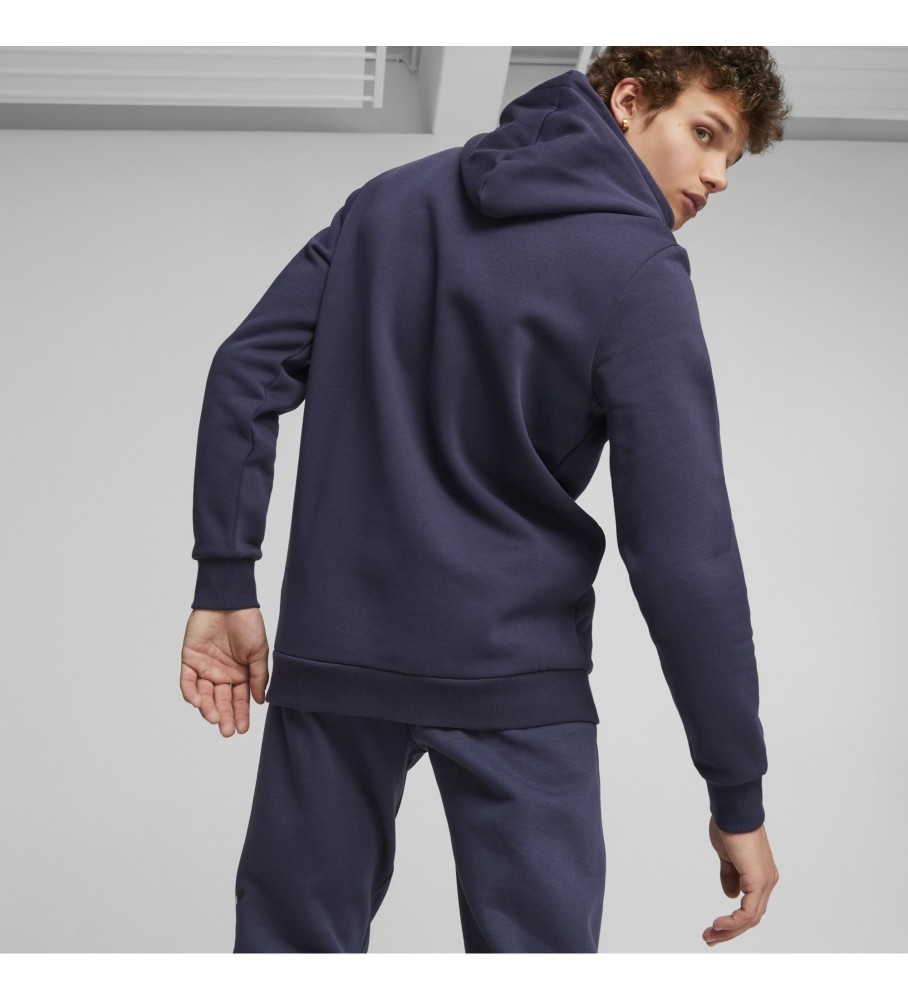 Moletom Puma ESS+ Logo Lab Holiday, Azul Marinho