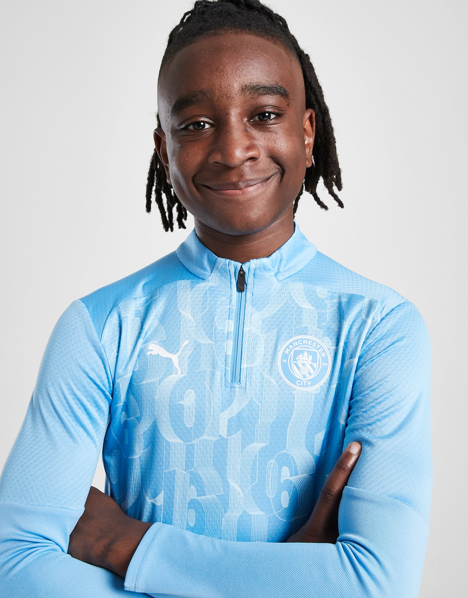 Puma Haut Zippé Manchester City FC Junior