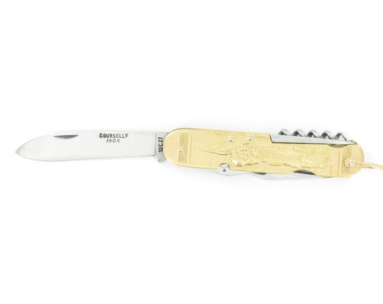 Musicien - Femme aux Sabots - 6 pièces - Inox Couteau de poche par Coursolle