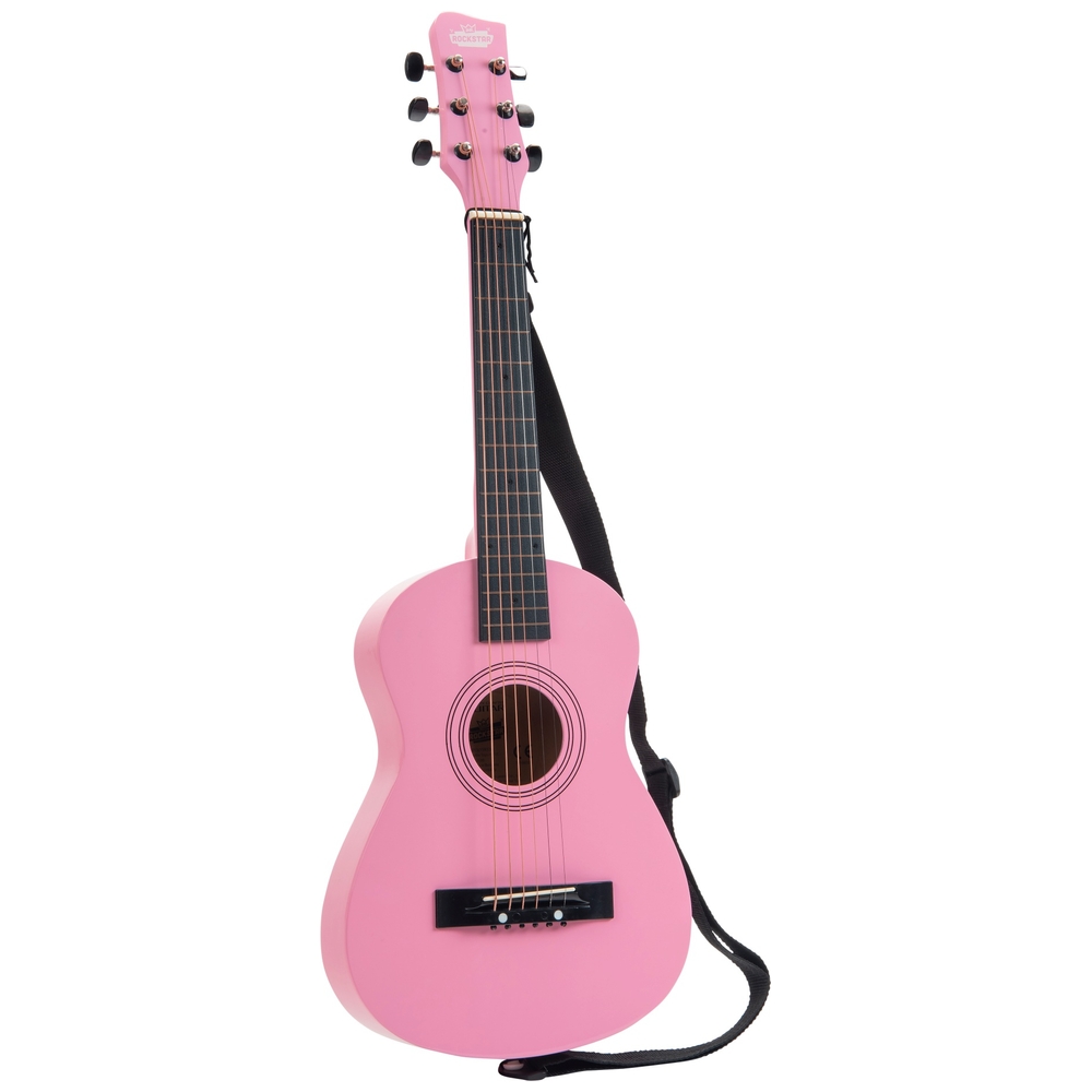 Klassische Gitarre, rosa, 75 cm