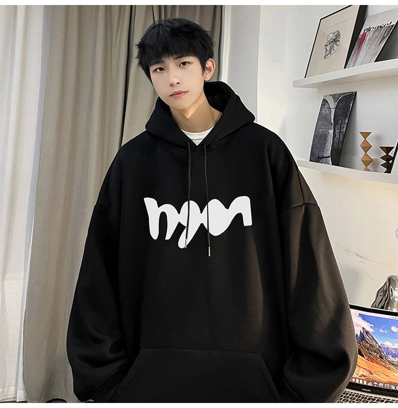 Posive - Oversized hoodie met print