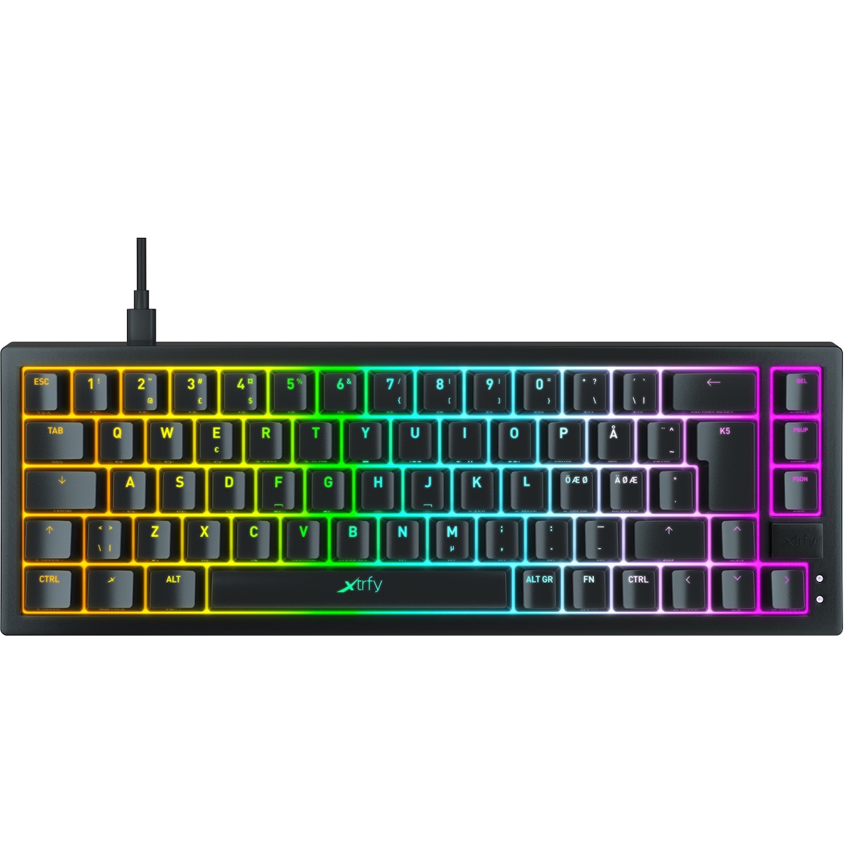 Xtrfy K5 RGB Compact gamingtastatur (sort)