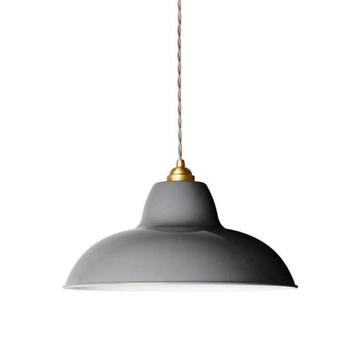 Anglepoise - Original 1227 Midi Wide Messing Pendelleuchte, Ø 40 cm, elephant grey