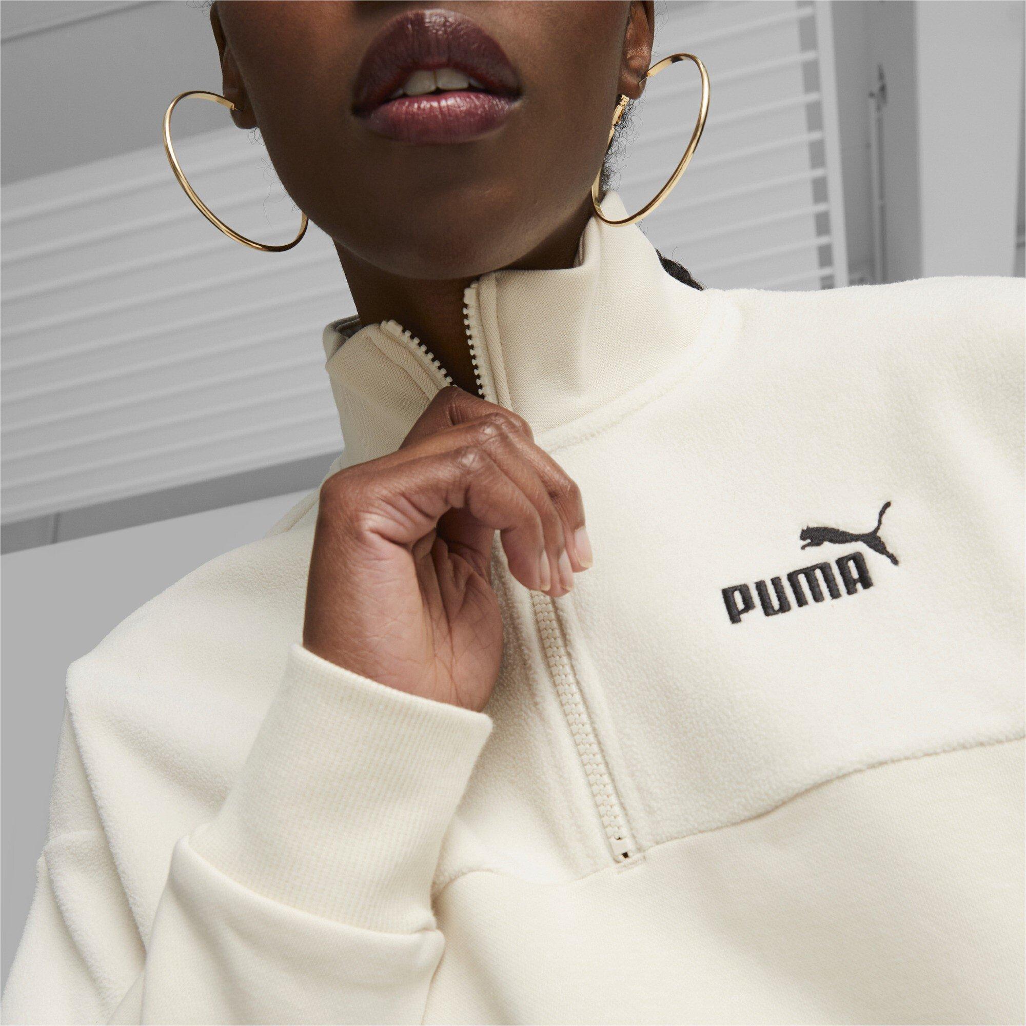 Puma PWRquarterZip Fleece Top