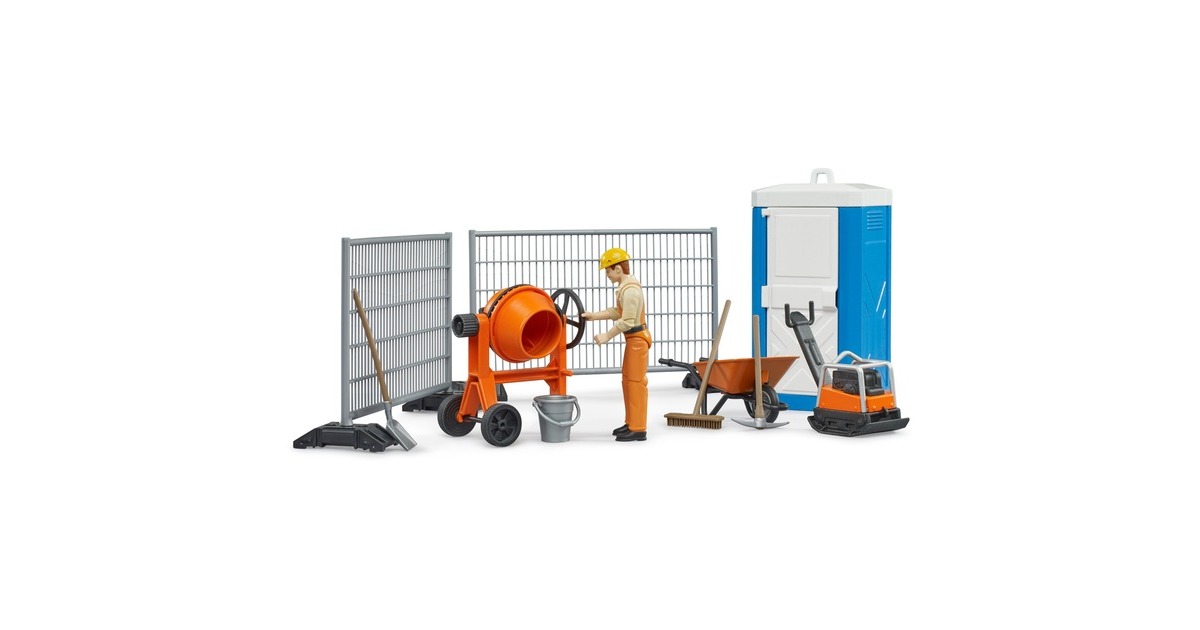 bruderbworld bouwplaatsset  Decors  (62008)