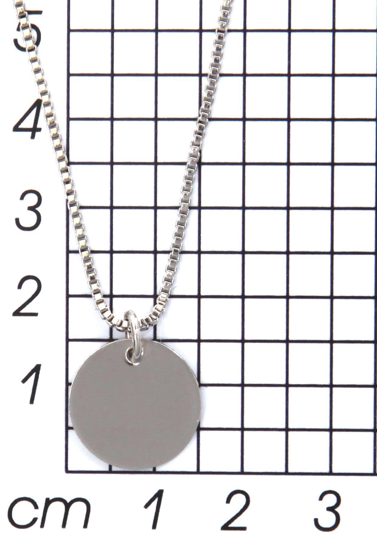 Firetti Kette mit Anhänger »Schmuck Geschenk Layering Kette mit kreisförmigen Anhänger«