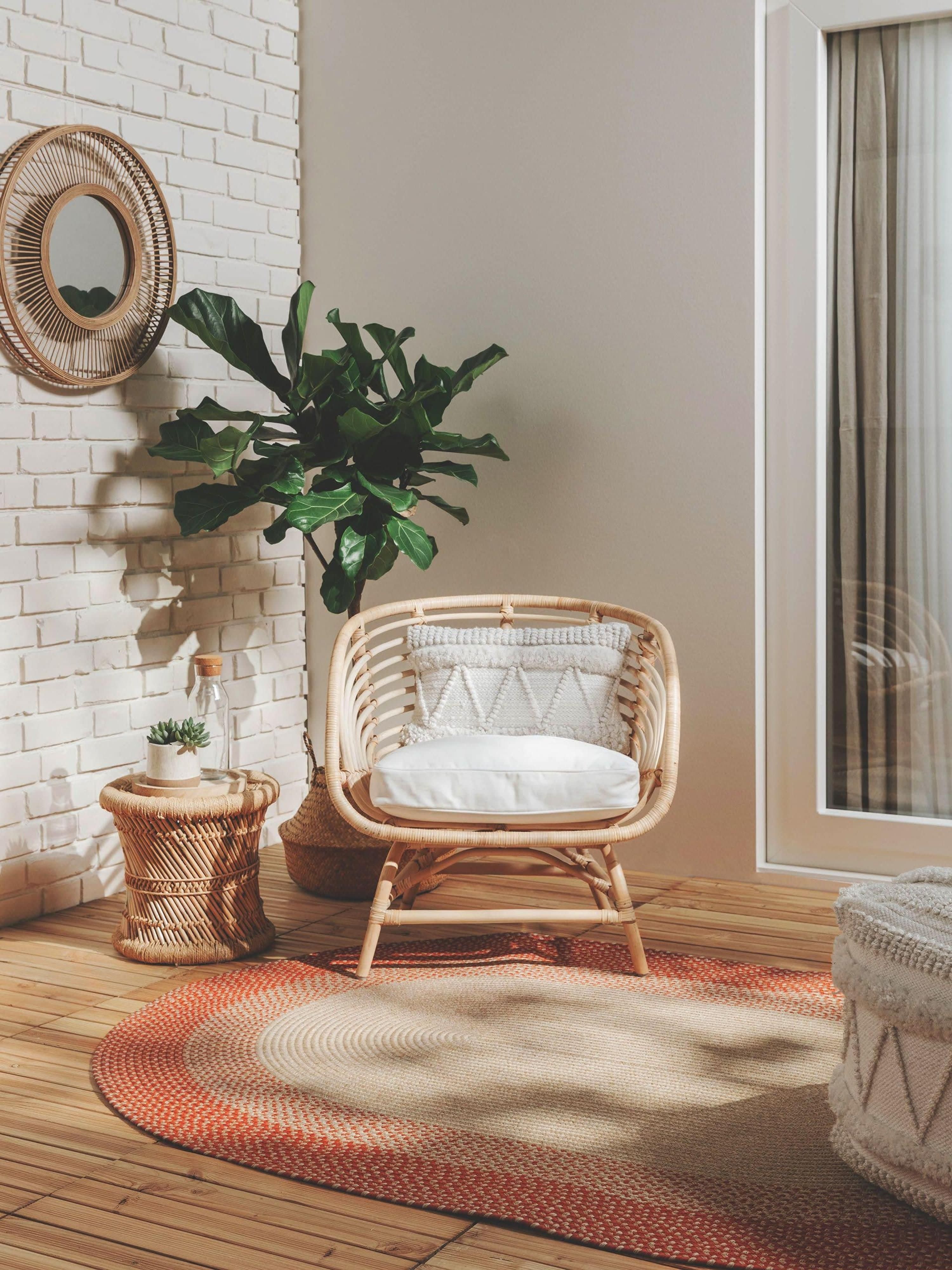 Ovaal indoor & outdoor vloerkleed Nandi