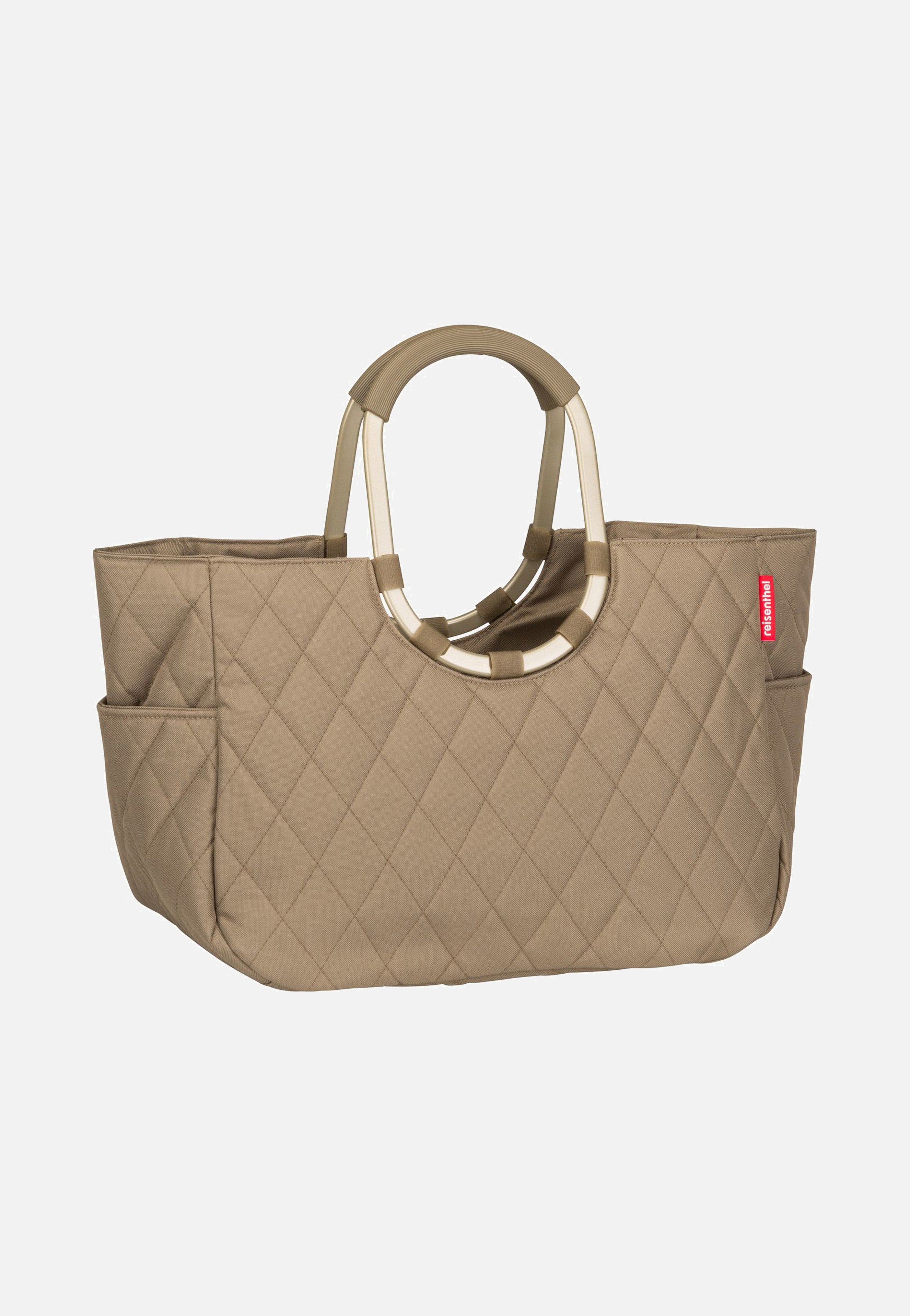 loopshopper L Rhombus Olive - Einkaufskorb