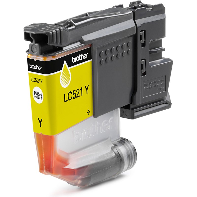 Brother LC521Y Cartouche d'encre originale - Jaune