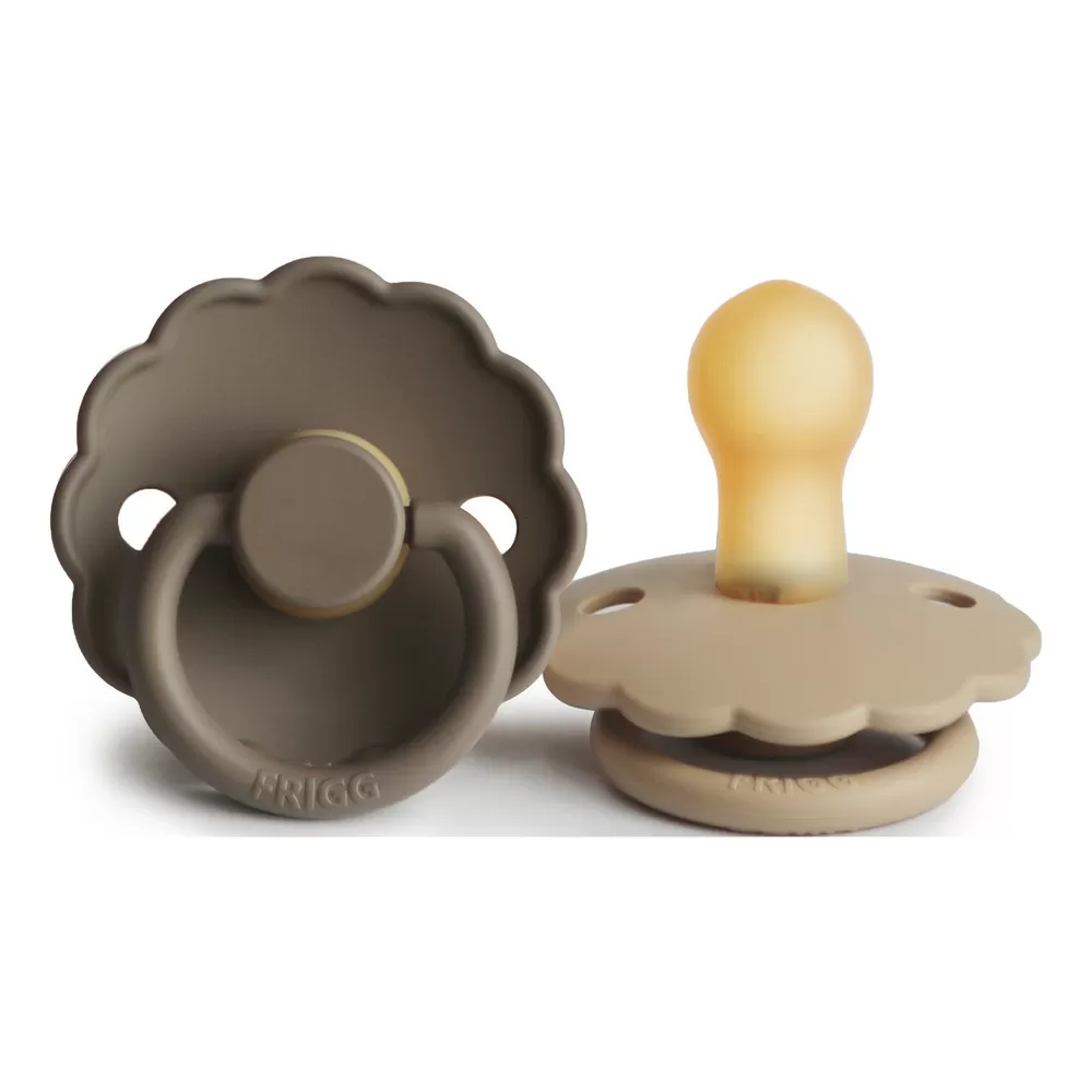 FRIGG Daisy Rund Latex Croissant/Portobello - Flere størrelser