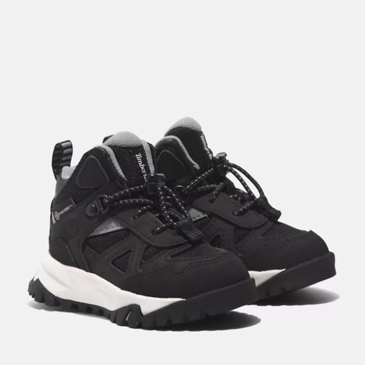 Bottine de randonnée imperméable Lincoln Peak pour tout-petit en noir