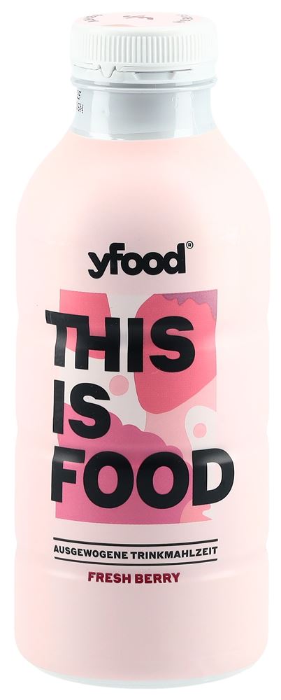 YFOOD Trinkmahlzeit<br>500 ml, Flasche, Fresh Berry