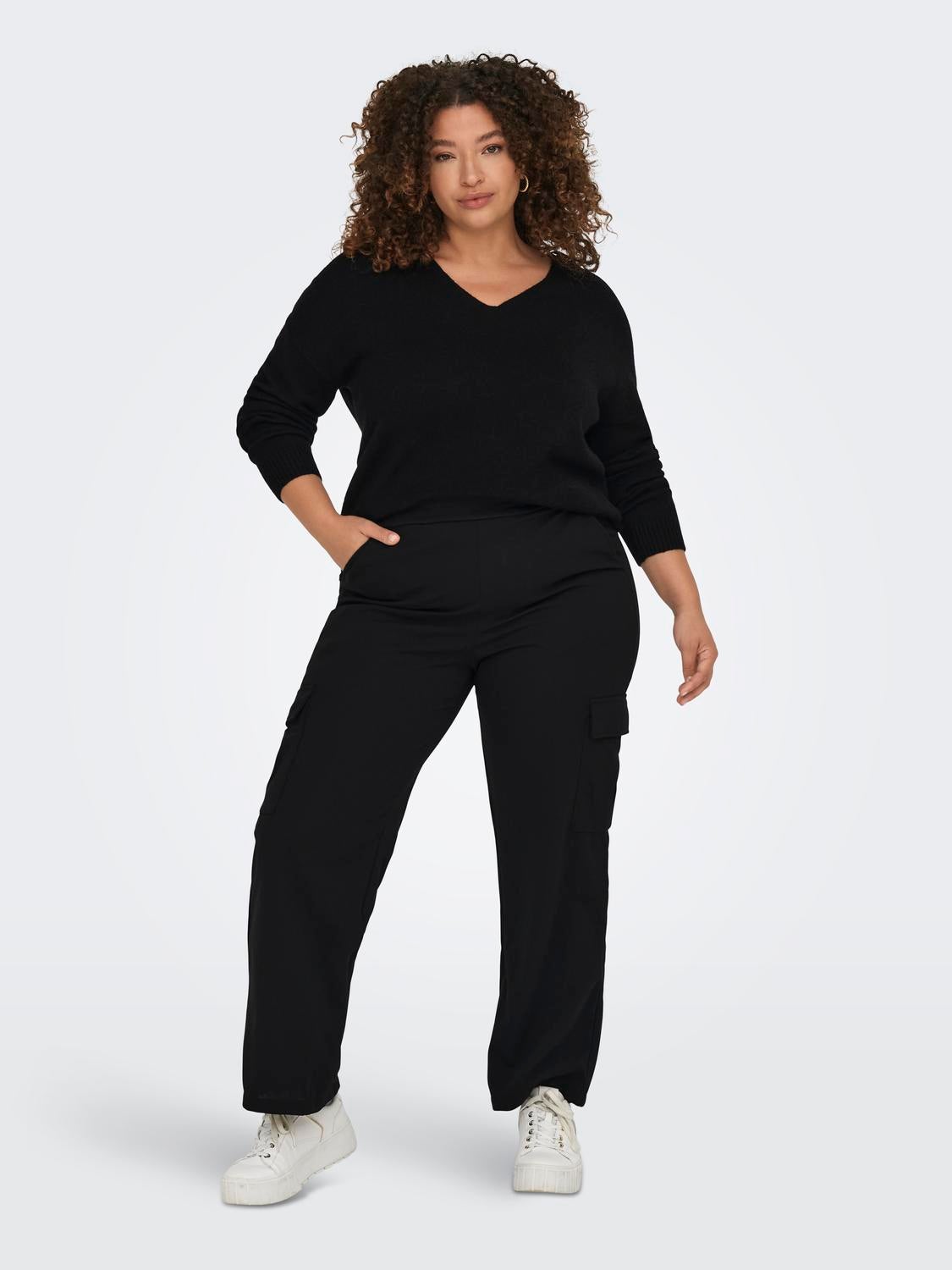 CARMARGARETA Strickpullover Black