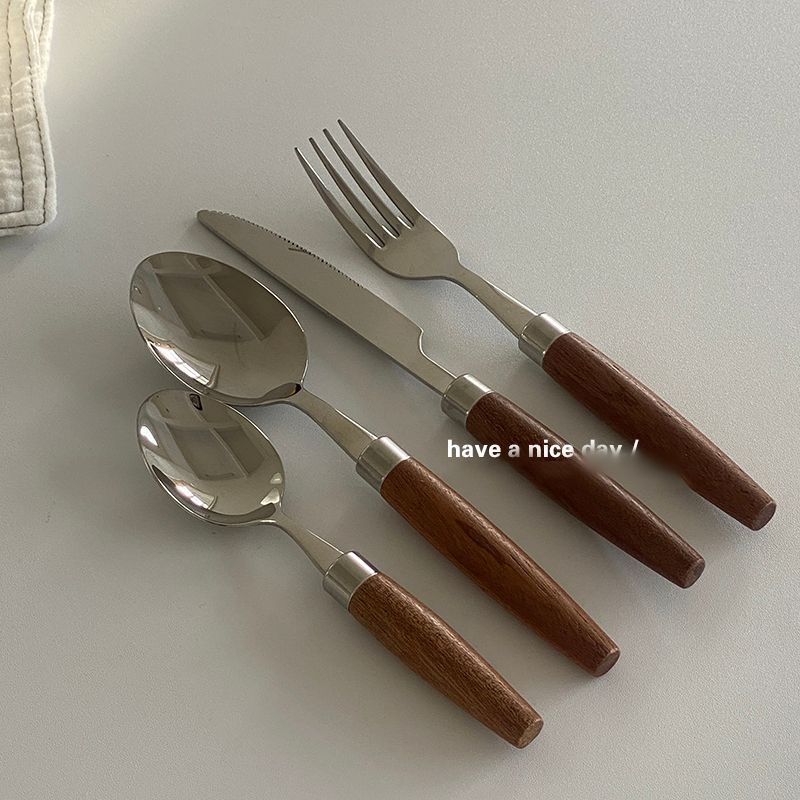 Hashi - Mes / Vork / Lepel van roestvrij staal
