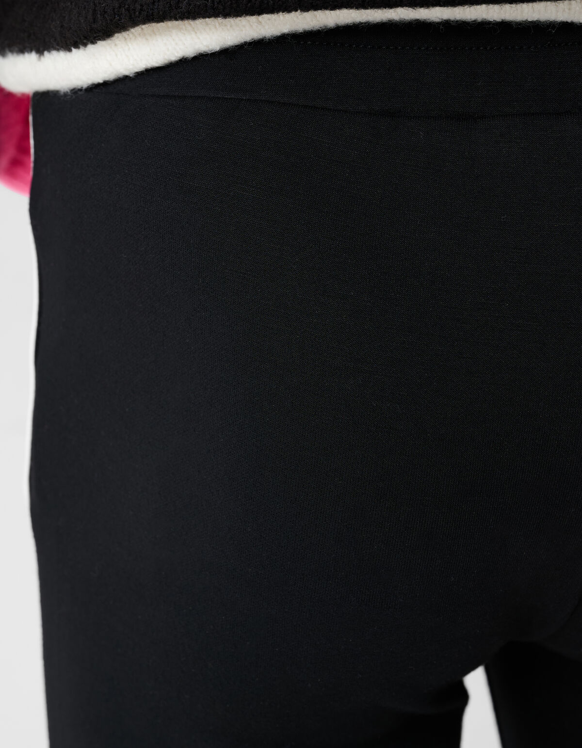 Sporty Flared Broek Zwart