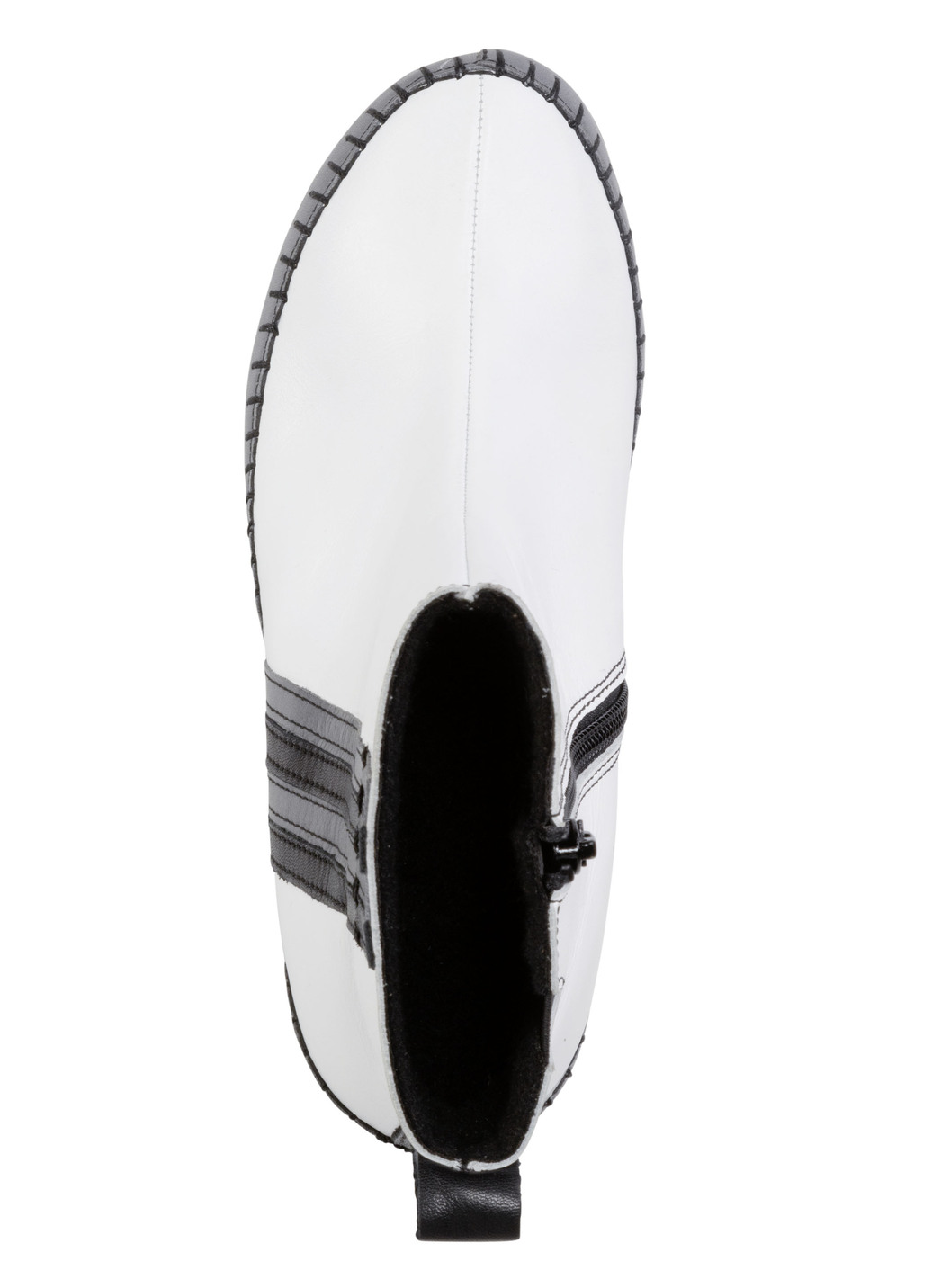 Gemini Stiefelette aus Rind-Nappaleder mit Kontraststreifen