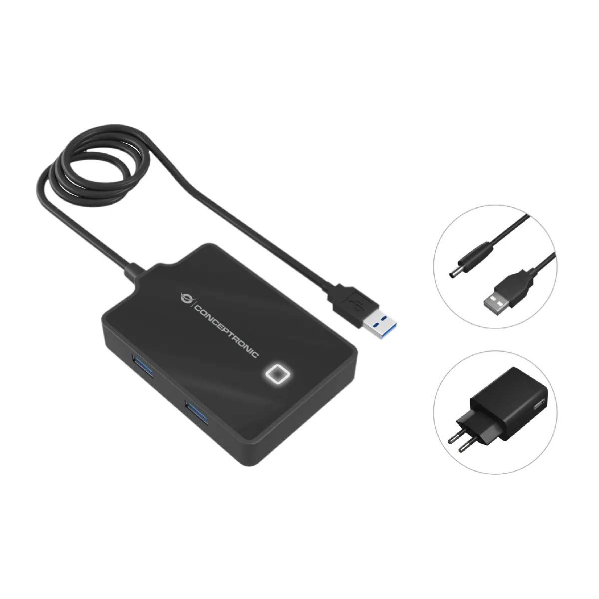 Conceptronic HUBBIES11BP - Noir