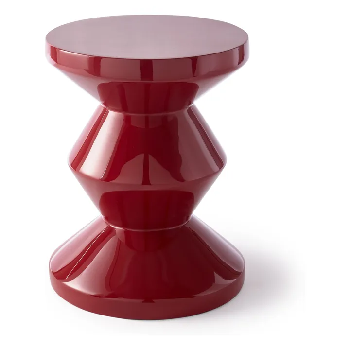 Pols Potten Tabouret Zig Zag | Bordeaux