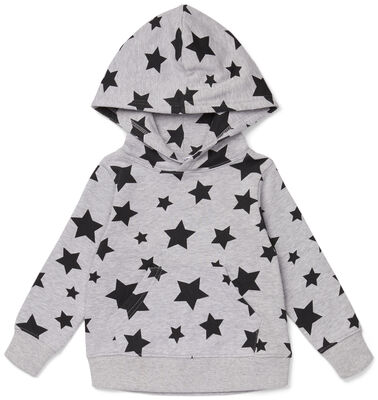 Luca & Lola Igor Hoodie, Grey Melange/Stars