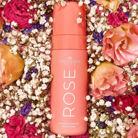Cocosolis ROSE Clean & Hydrate Face Foam