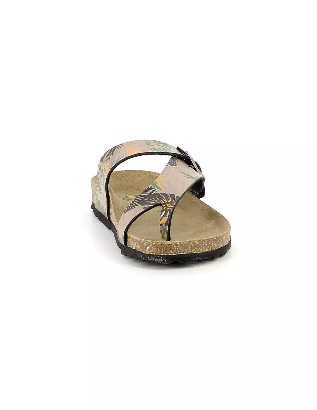 AUTENTI 7923 - Sandales & nu-pieds Marronfleuri
