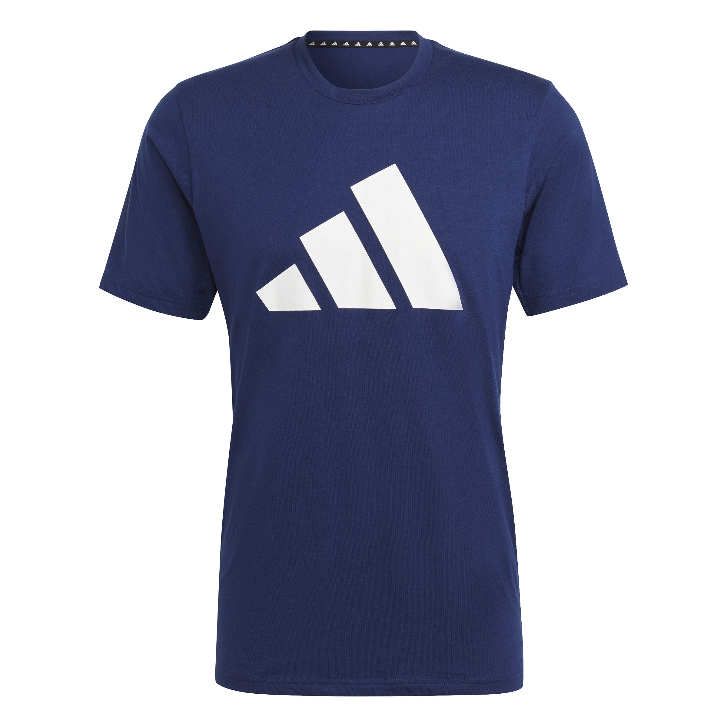 adidas Training Essential Feel Ready Logo T-shirt Hommes - Bleu Foncé , Blanc