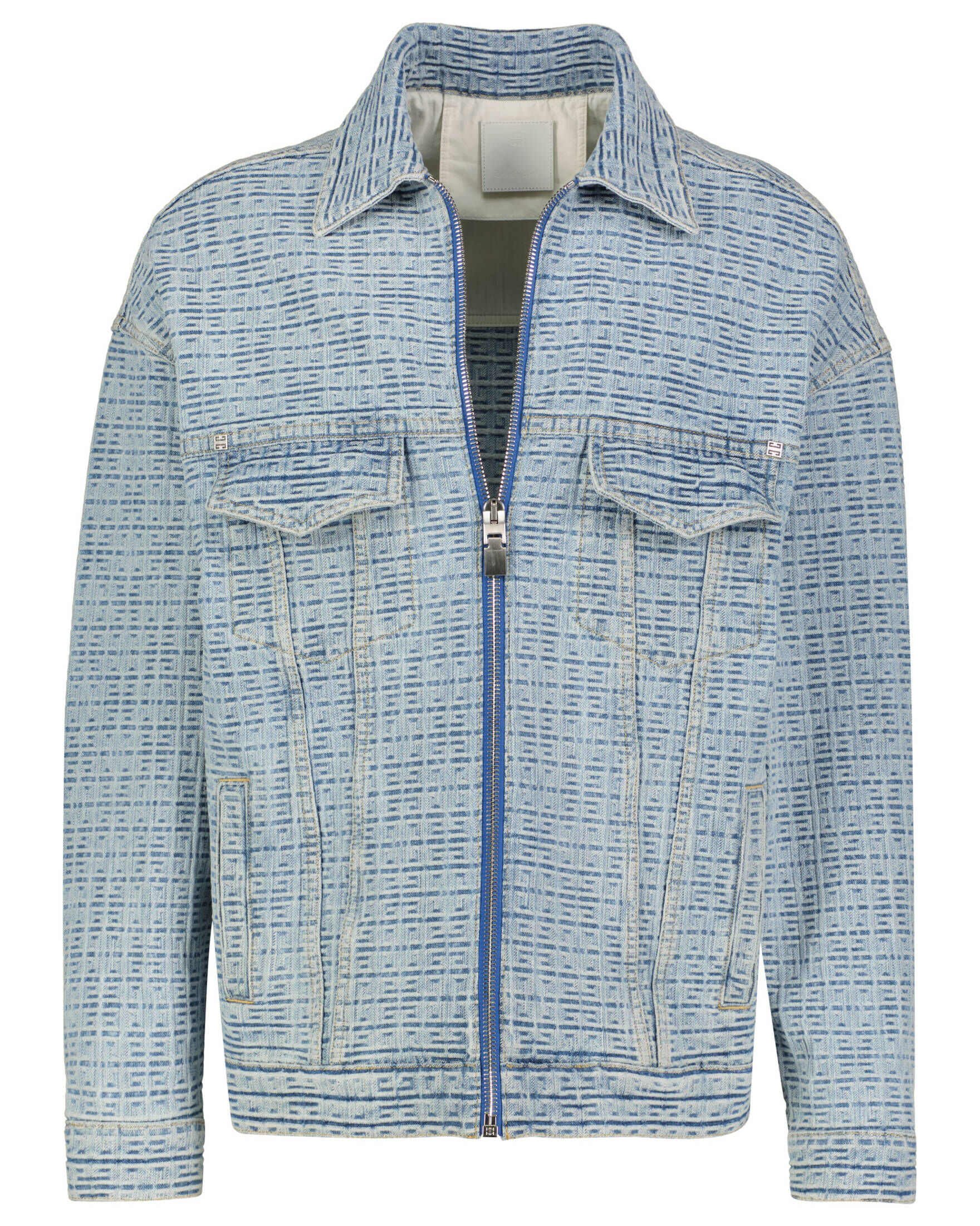 Givenchy| Herren Jeansjacke OVERSIZED 4G RIVET