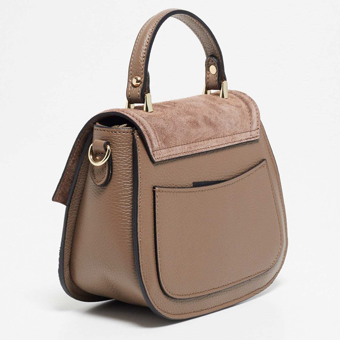 Christian Laurier Sac à main en Cuir Lali taupe  - 23x20x11 cm