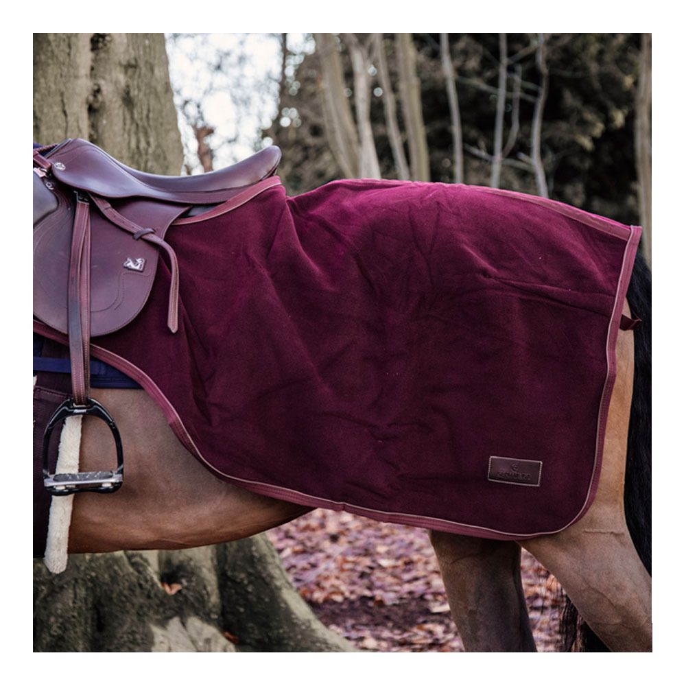 Kentucky HEAVY FLEECE - Couvre-reins bordeaux
