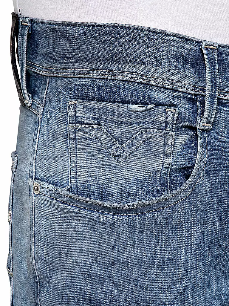 REPLAY Jeans Slim Fit Anbass Hyperflex Bio hellblau