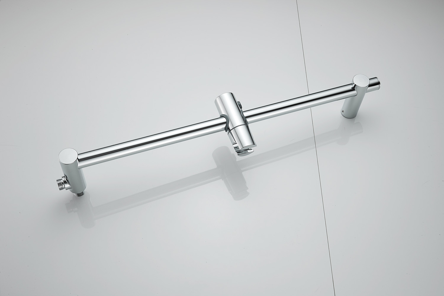 Saniclear Plus douche glijstang met wateraansluiting 60cm chroom