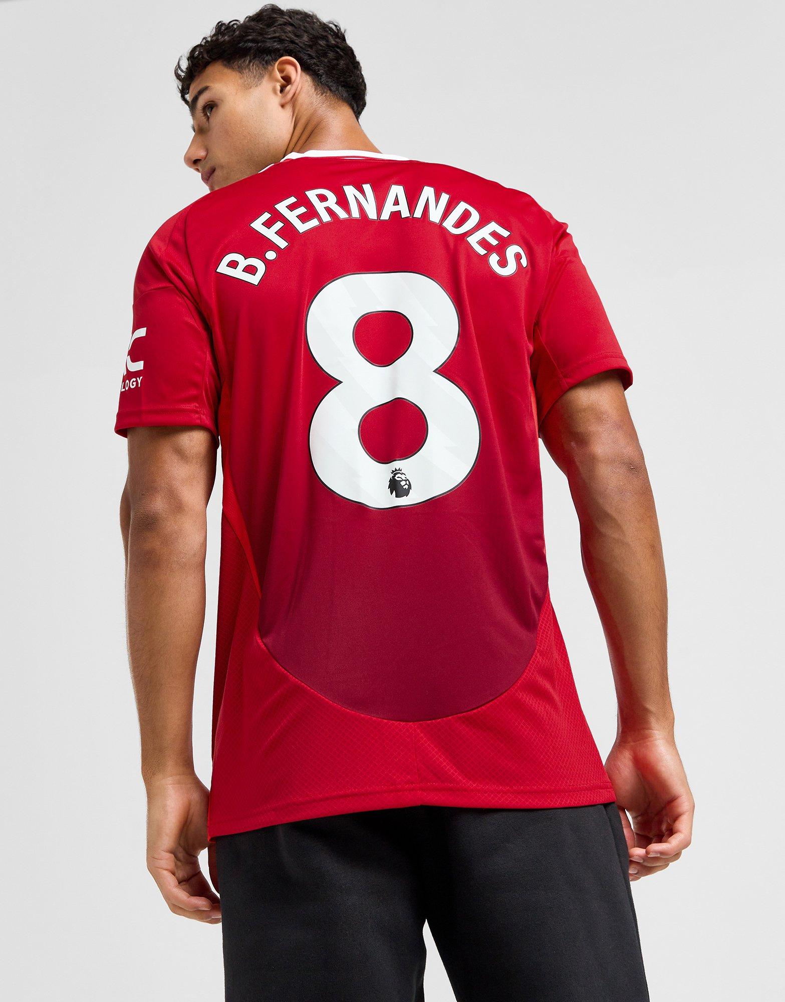 adidas Manchester United FC 24/25 Fernandes #8 Home Shirt