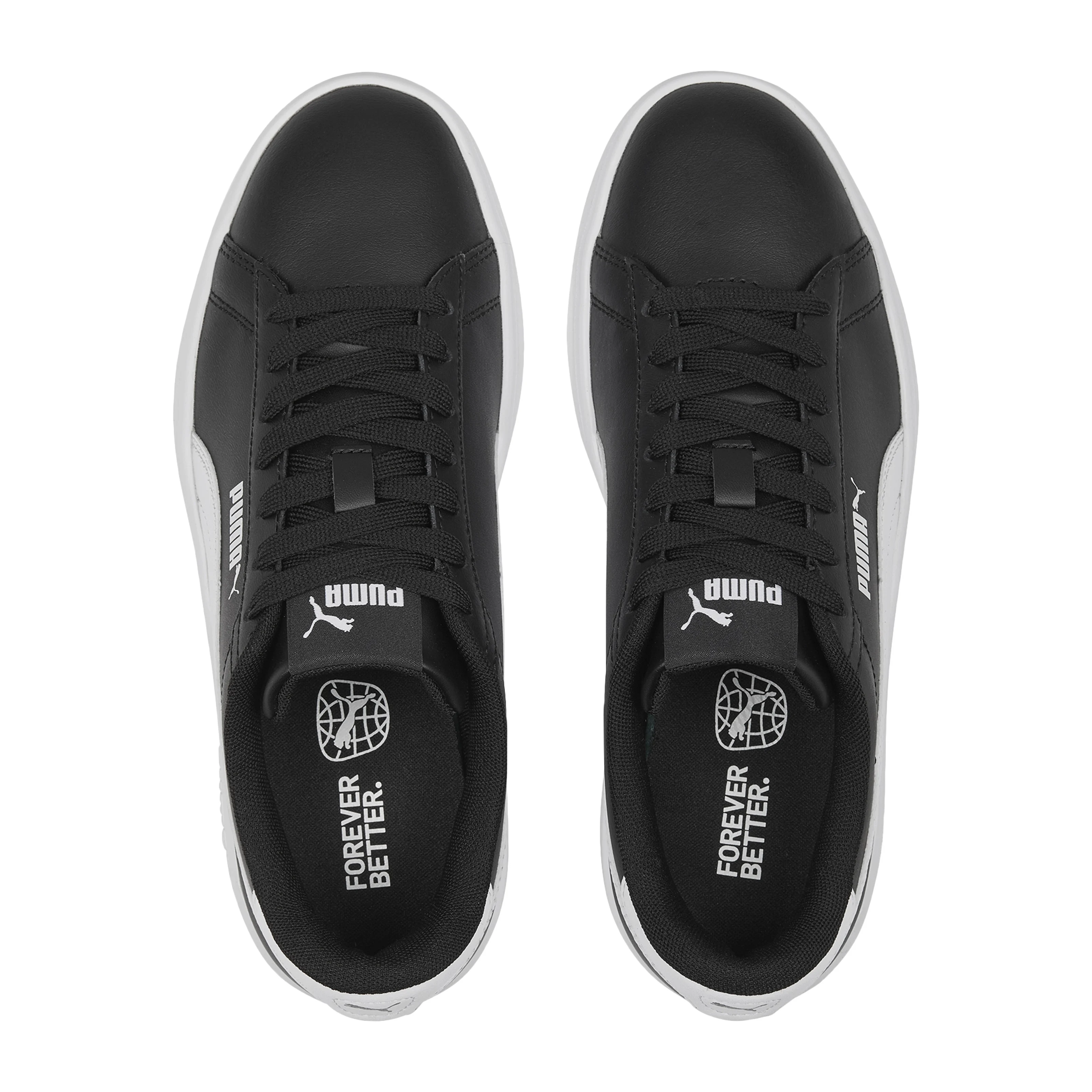 Basket cuir juniorsmash | Noir