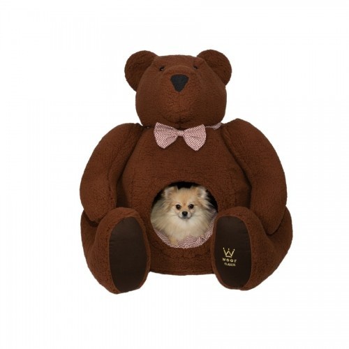 Cama para cães Woof Bear, marrom