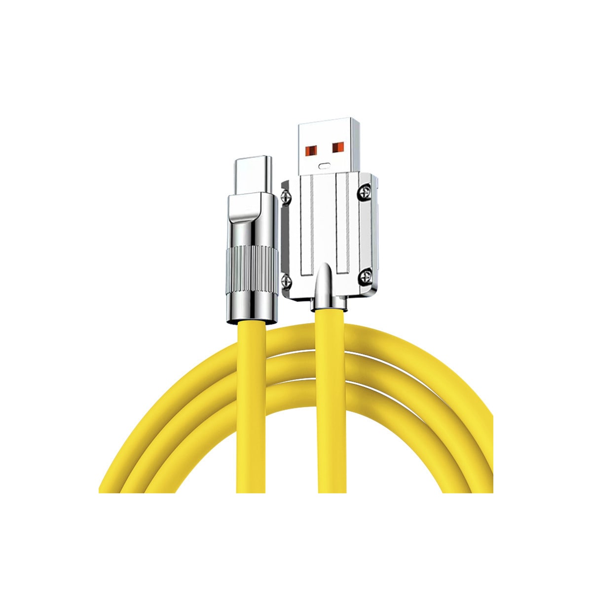 USB-C ladekabel 120W hurtiglading 1 m Gul