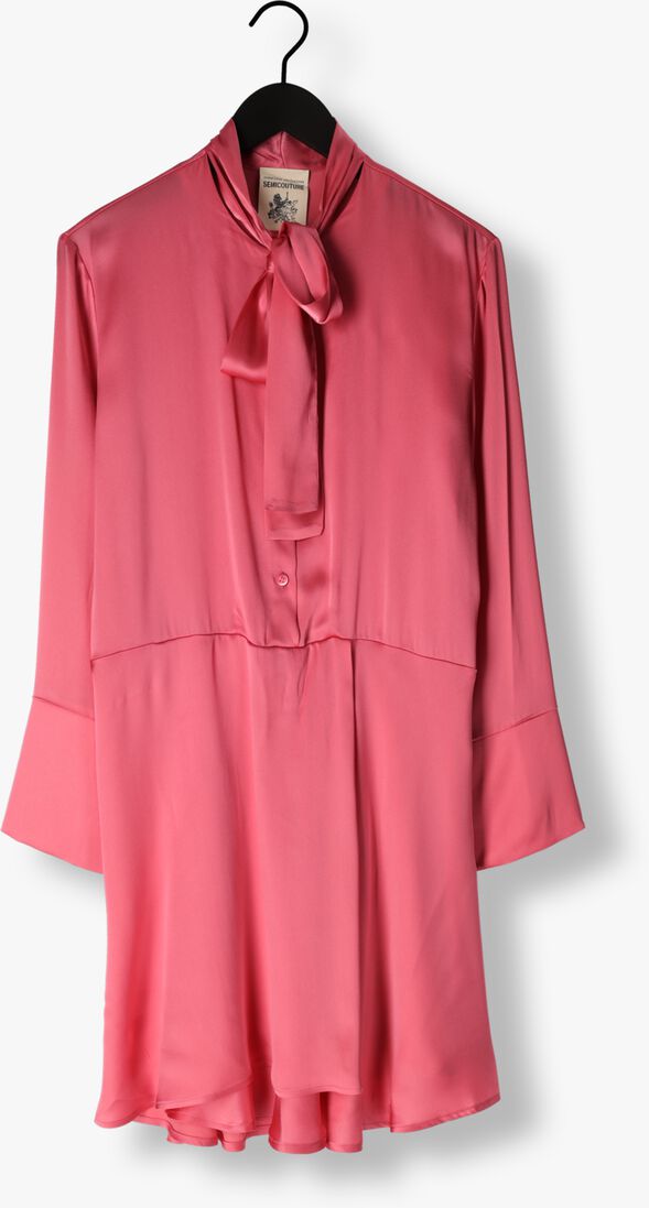 SEMICOUTURE roze semicouture mini jurk maya dress