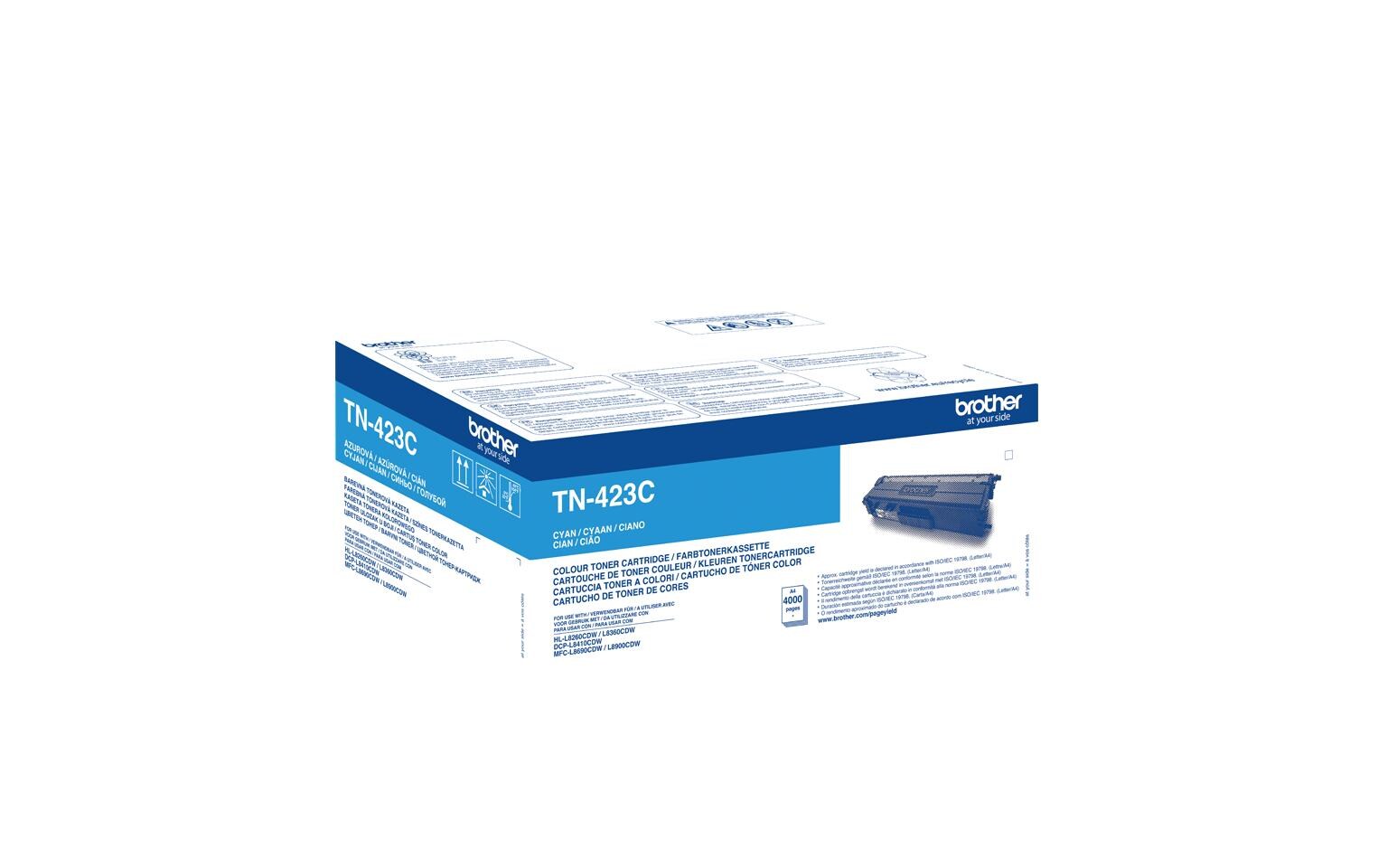 Toner TN-423C Cyan<br>Toner, Cyan