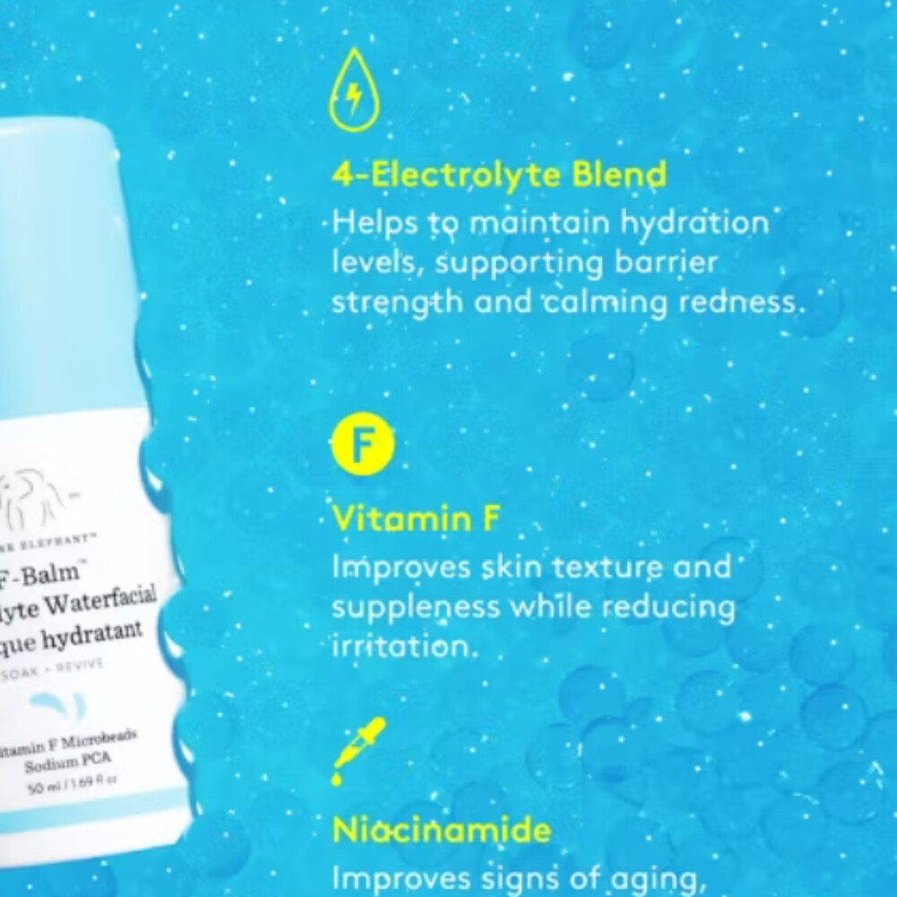Drunk Elephant F-Balm Electrolyte WaterfacialMasker50 ml