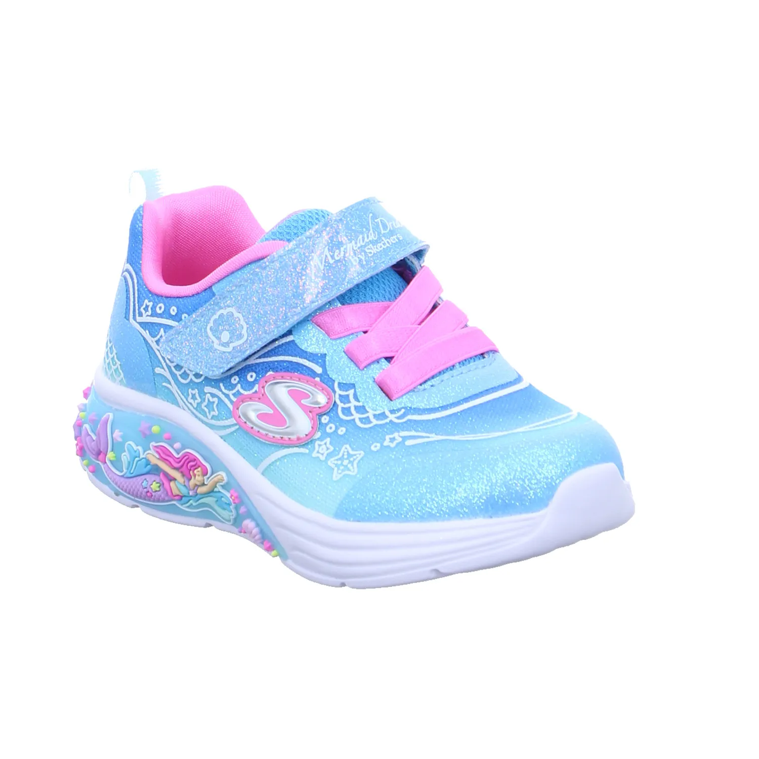 SKECHERS Baby-Sport-Bottine Blau Synthetik  Sneaker