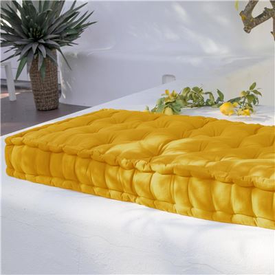 Matelas de sol capitonné uni