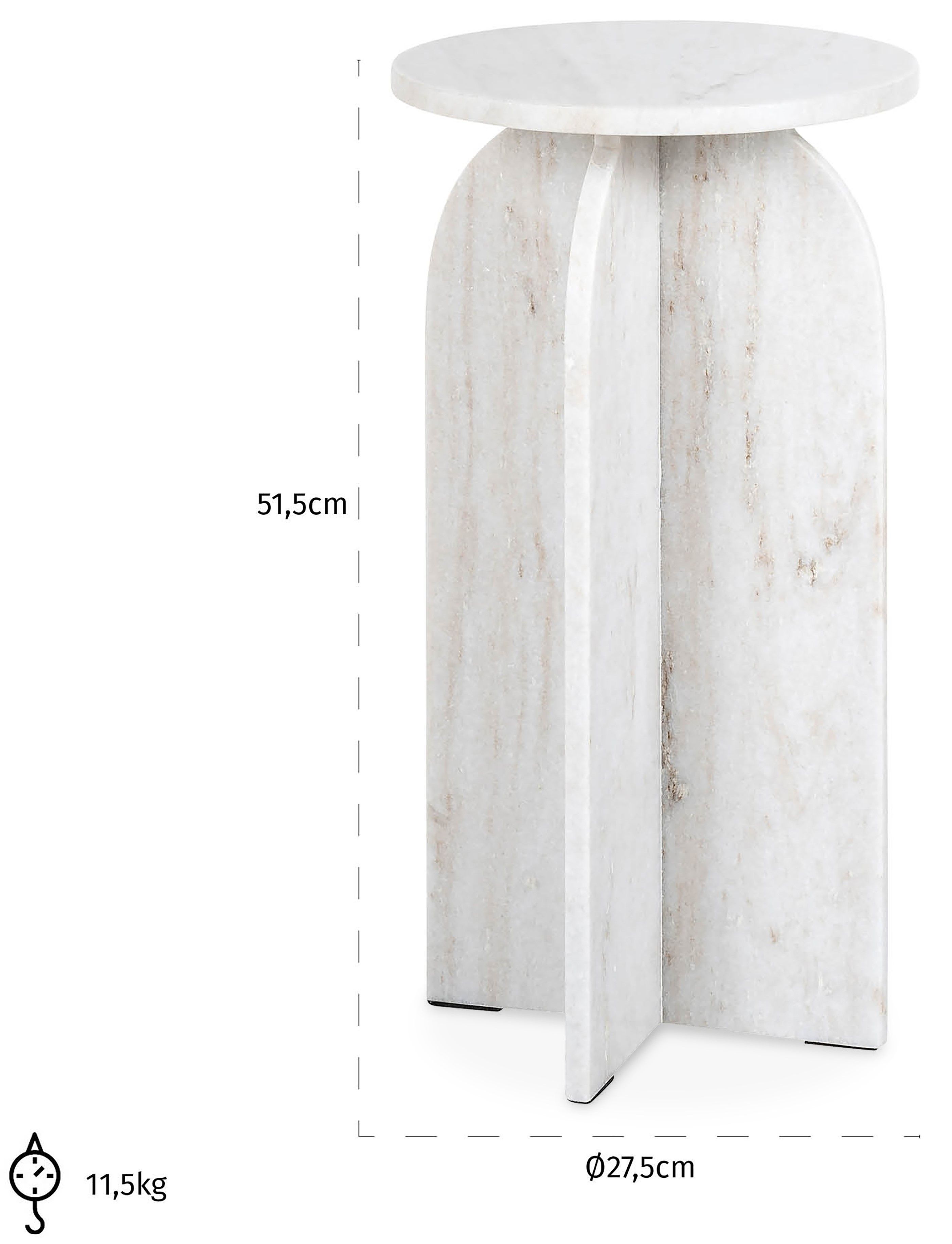Bijzettafel 825276 Luciano ⌀27.5  x H51.5 cm